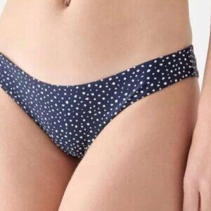 NWT J. Crew Blue Polka Dot Plus Swim Hipster Bikini‎ Bottom